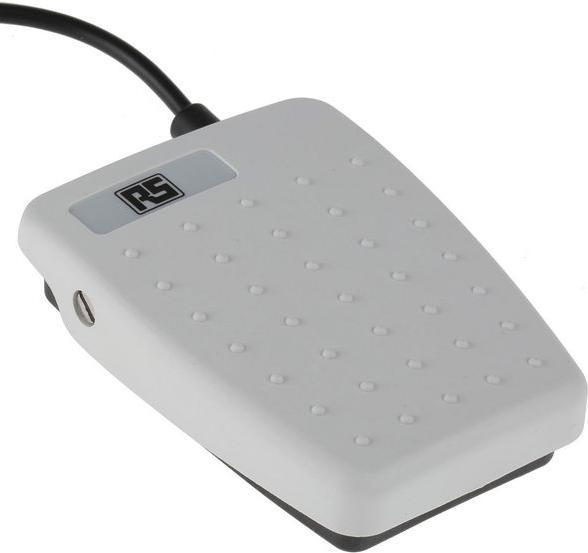 Produktbild RS PRO Grey IPX2 compact footswitch NO/NC