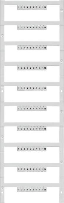 Actual product image Weidmüller Terminal marker ws RM=3.5mm 1-10 horiz 1858470000 (Various)