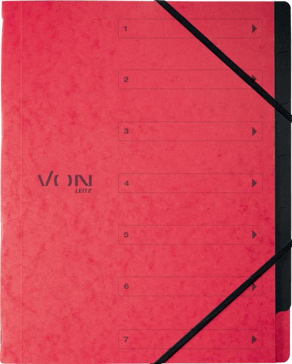 Image du produit von Classeur à 6 compartiments, rouge (A4, 1x)