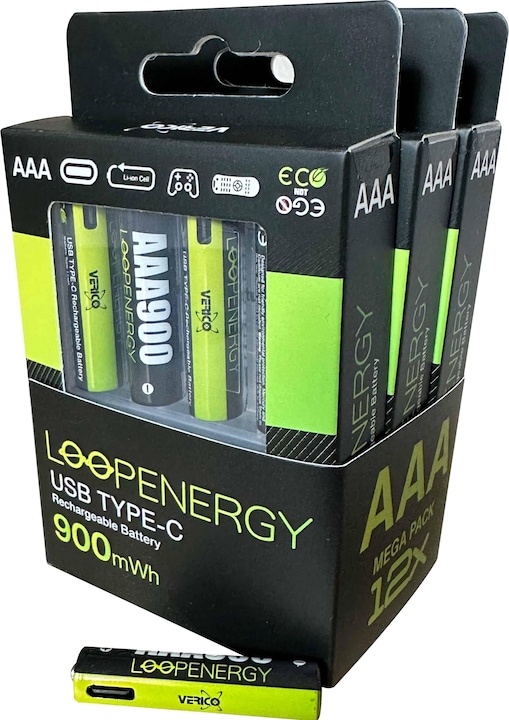 Produktbild Verico Loop Energy AAA (12 Stk., AAA, 600 mAh)