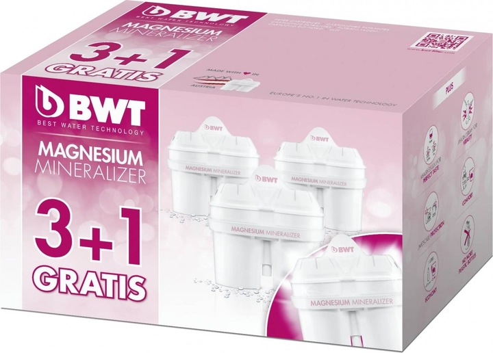 Produktbild BWT Filterkartuschen Magnesium Mineralized Water 3+1 Vorteilspack (4 x)