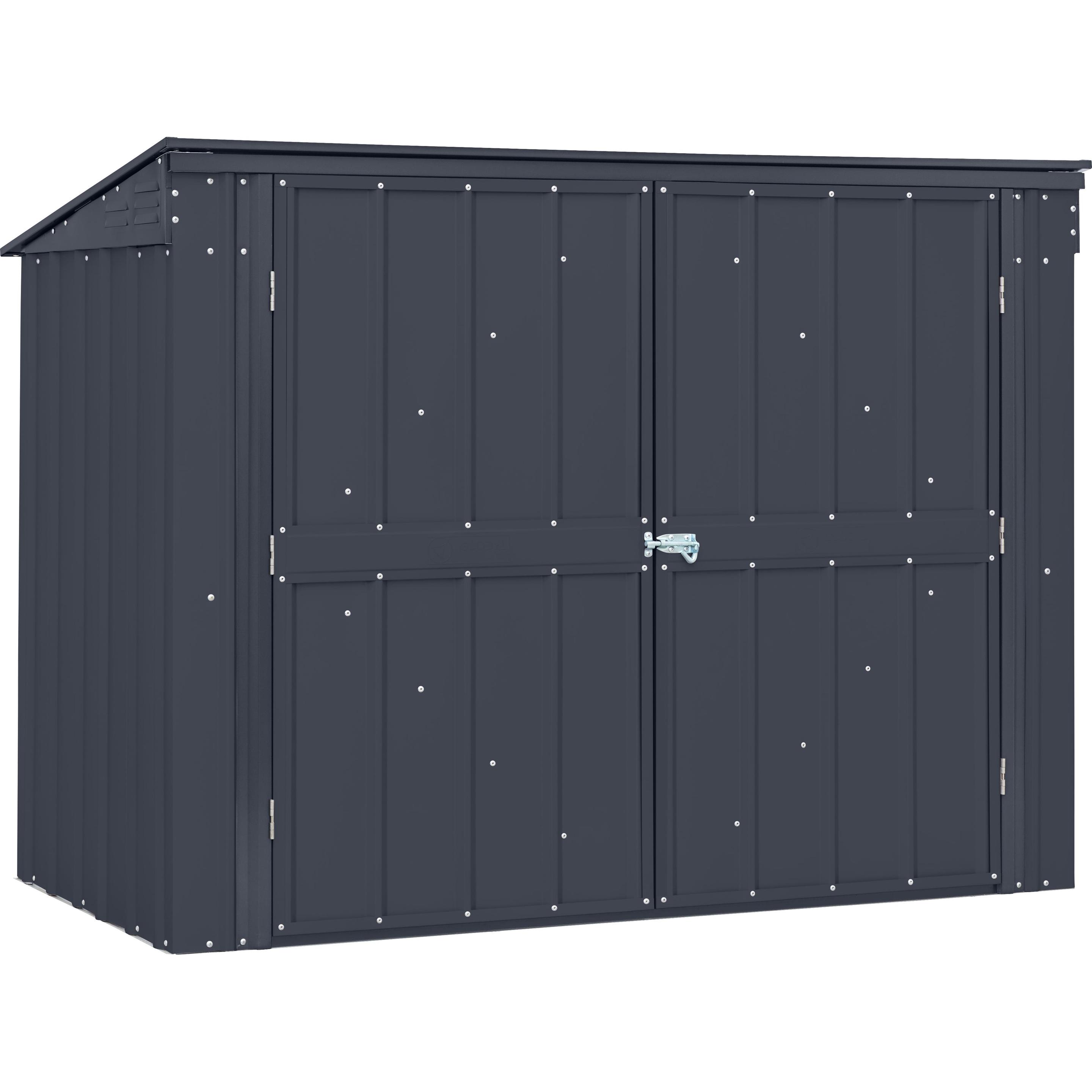 Globel, Gartenhaus + Gartenschrank, Mlltonnenbox 5x3 171x95x132 cm anthrazit