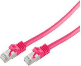 Actual product image Shiverpeaks RJ45 patch cable S/FTP PIMFCat.7 raw cable magenta 10.0m (S/FTP, CAT7, 10 m)