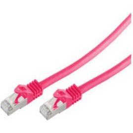 Thumbnail - Shiverpeaks RJ45 Patchkabel S/FTP PIMFCat.7 Rohkabel magenta 10,0m (S/FTP, CAT7, 10 m), Netzwerkkabel