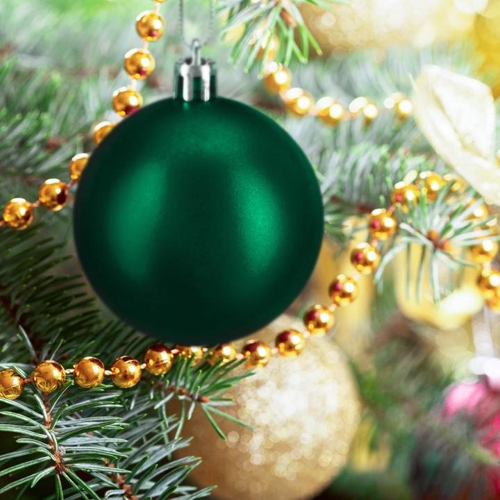Image du produit Relaxdays Lot de 100 boules de Noël (100-pièce)