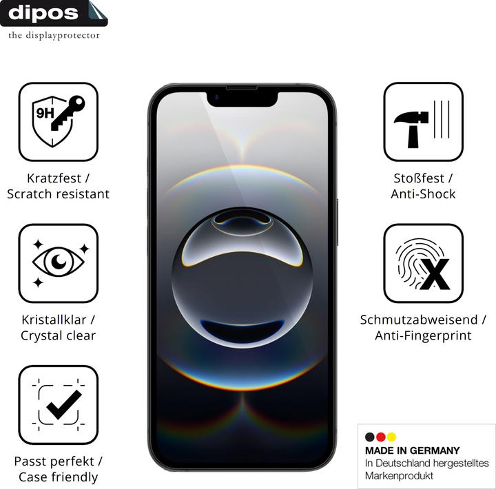 Actual product image Dipos Anti-Shock Screen Protector Clear (Apple iPhone 17e)