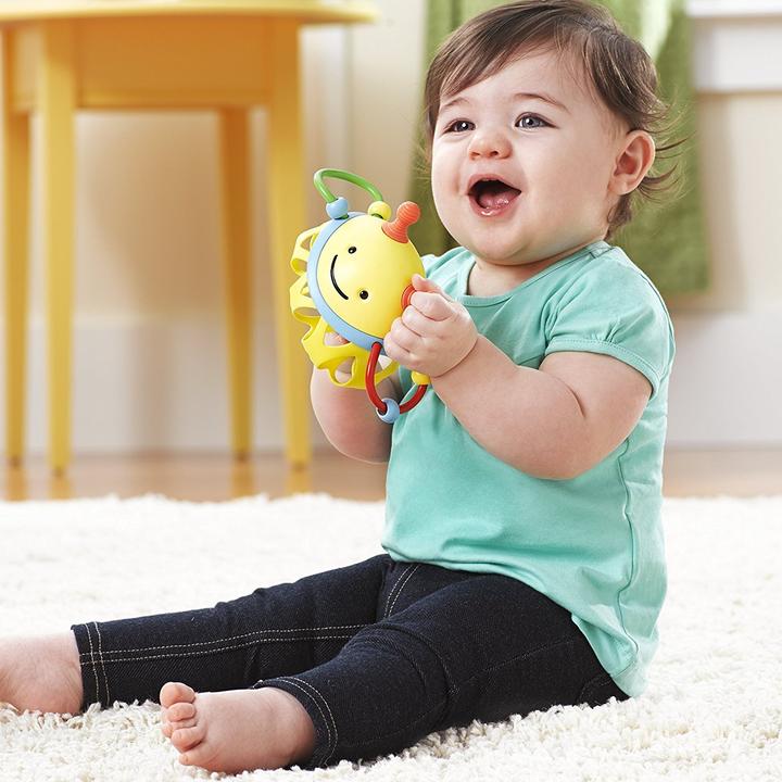 Actual product image Skiphop Roll Around Rattle Bee