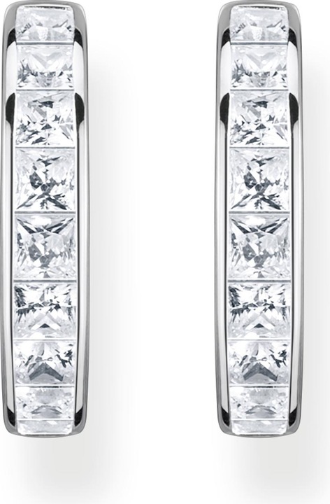 Produktbild Thomas Sabo Creolen Weisse Steine Pavé Silber (925er Silber)