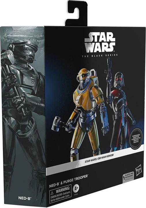 Actual product image Hasbro Star Wars: Obi-Wan Kenobi Black Series Action Figures 2-Pack NED-B & Purge Trooper Exclusive 15 cm