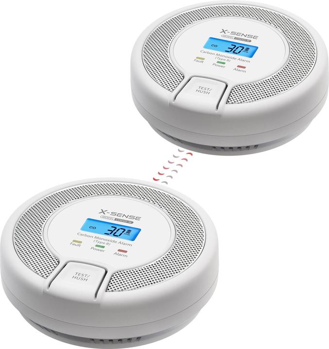 Produktbild X-Sense CO03D-W vernetzbarer CO-Melder (2pcs)