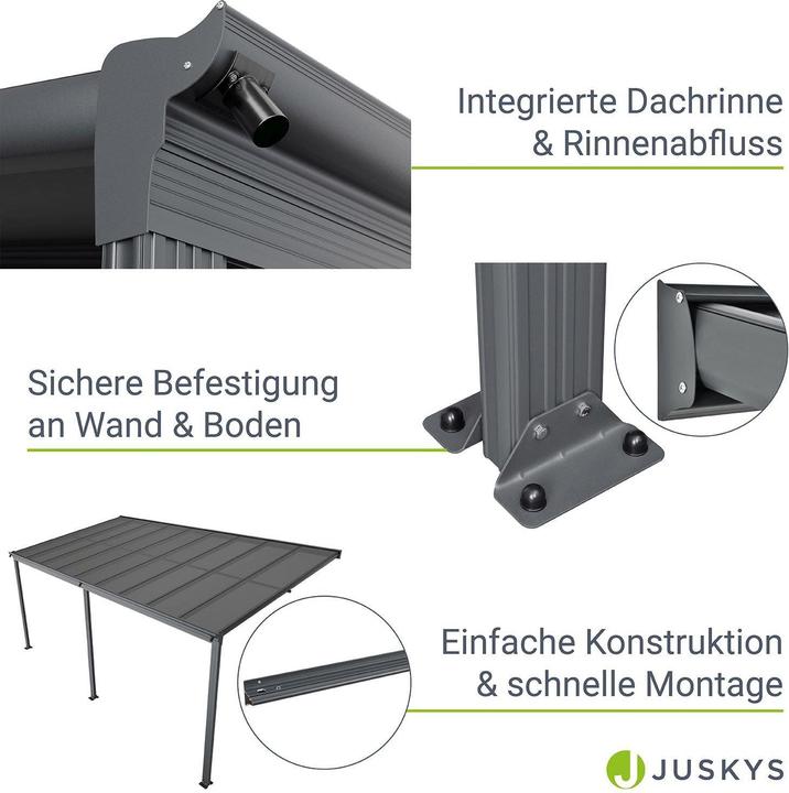 Image du produit Juskys Toiture de terrasse Toiture de terrasse Borneo