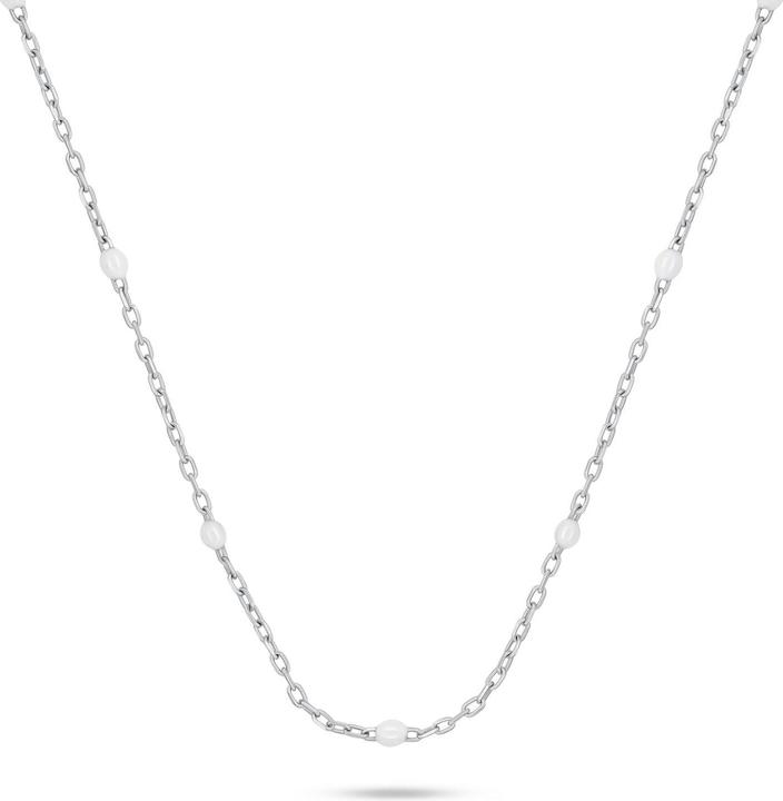Immagine prodotto Brilio Argento - Collana in argento con perline bianche NCL112W