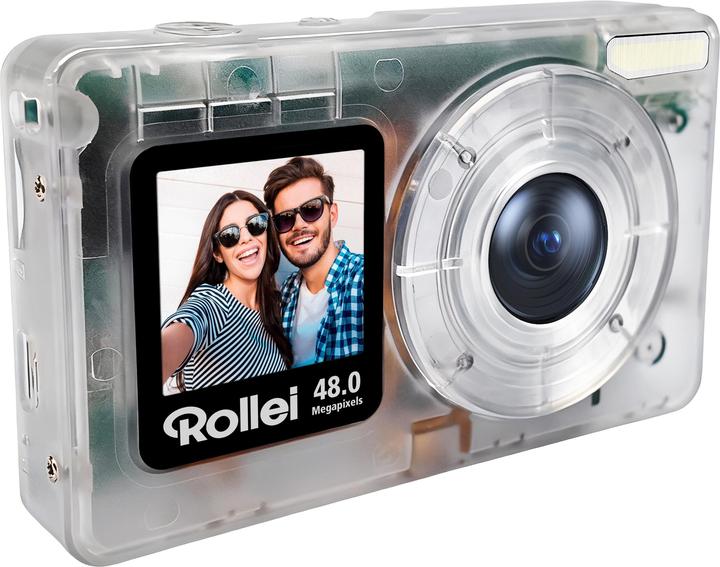 Productafbeelding Rollei Compactline Pocket Digital Camera, Clear (48 Mpx, 1/2,3'')