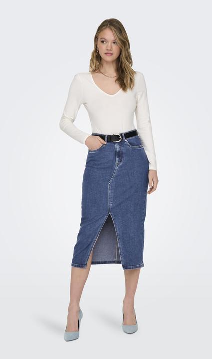 Actual product image Only Onlsiri Front Slit Skirt Dnm Gua Noos (S)