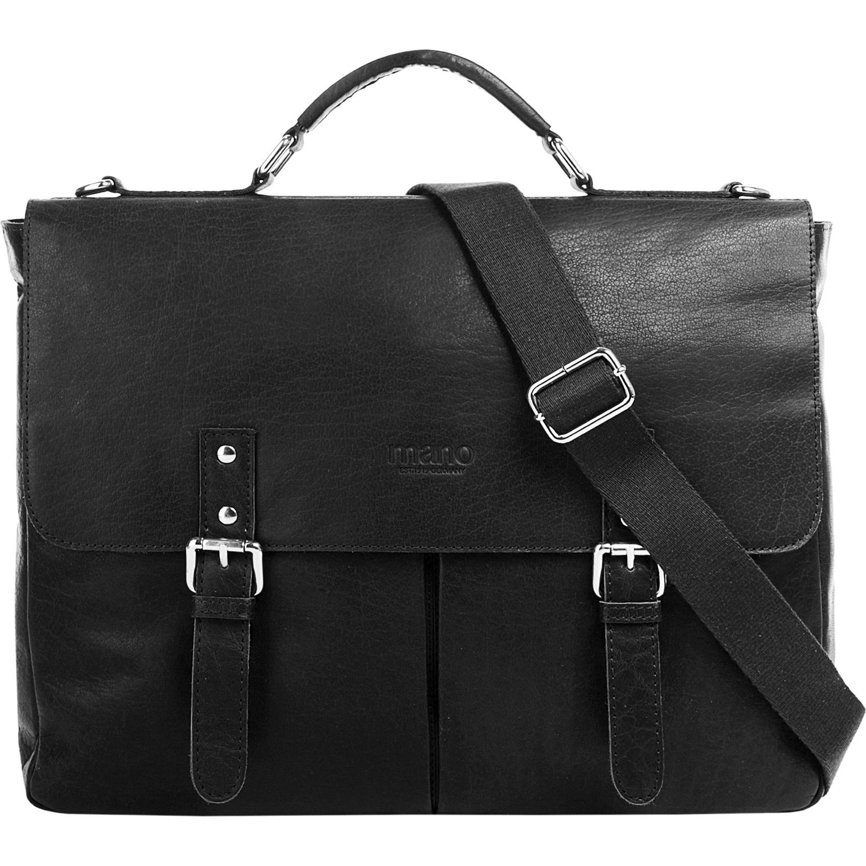 Mano, Handtasche, Aktentasche DON PAOLO, Schwarz