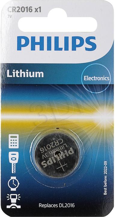 Image du produit Philips Minicell (1) CR2016/01B (1 pcs, CR2016, 75 mAh)