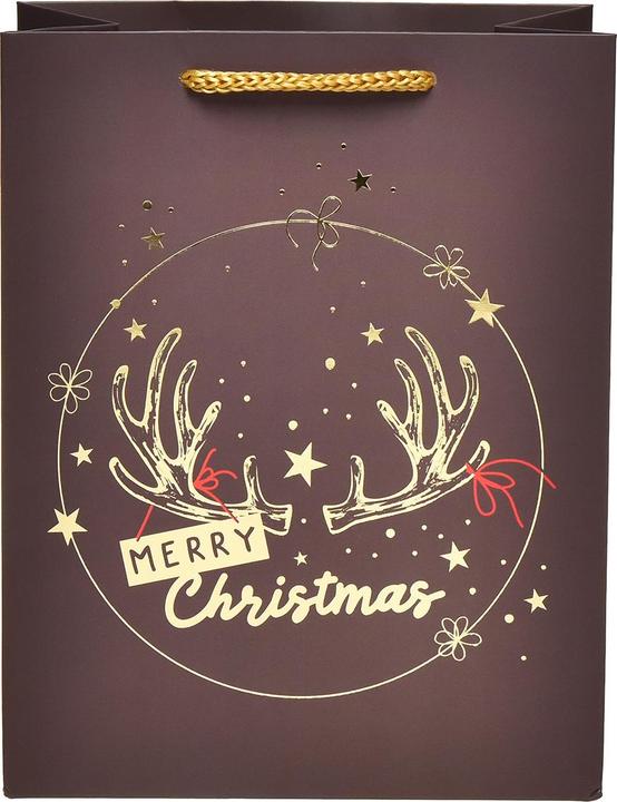 Actual product image Viana Geschenktüte Papier mit Geweih 2St (2x)