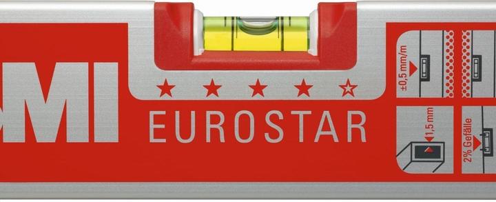 Actual product image BMI Spirit level EUROSTAR 690 E 150 cm aluminium silver ± 0,5mm/m (150 cm)