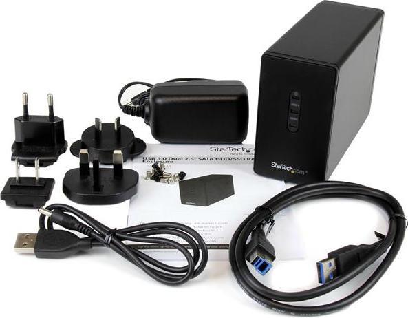 Actual product image StarTech Dual-Bay 2.5in Drive Enclosure (2.5")