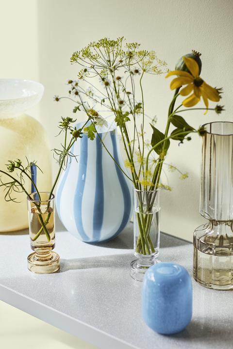 Image du produit Broste Copenhagen Petra Vase en verre Smoke Grey 17 cm (1 x)