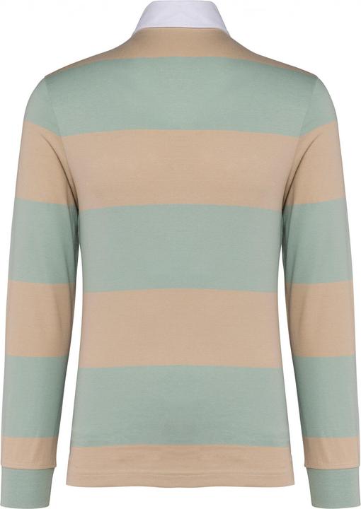 Produktbild Kariban Gestreiftes Poloshirt langarm (M)