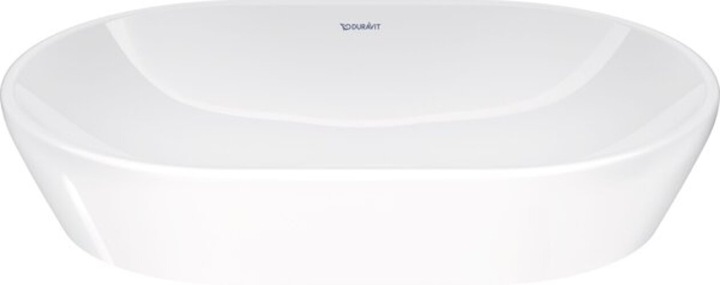 Productafbeelding Duravit Werkblad wastafel D-NEO 600x400mm o ÜL zonder kraangat bank wit (400 mm, 600 mm)