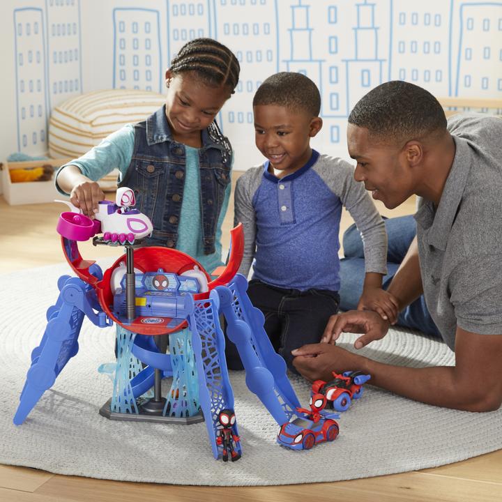 Actual product image Hasbro Spidey and His Amazing Friends Web-Quarters Playset