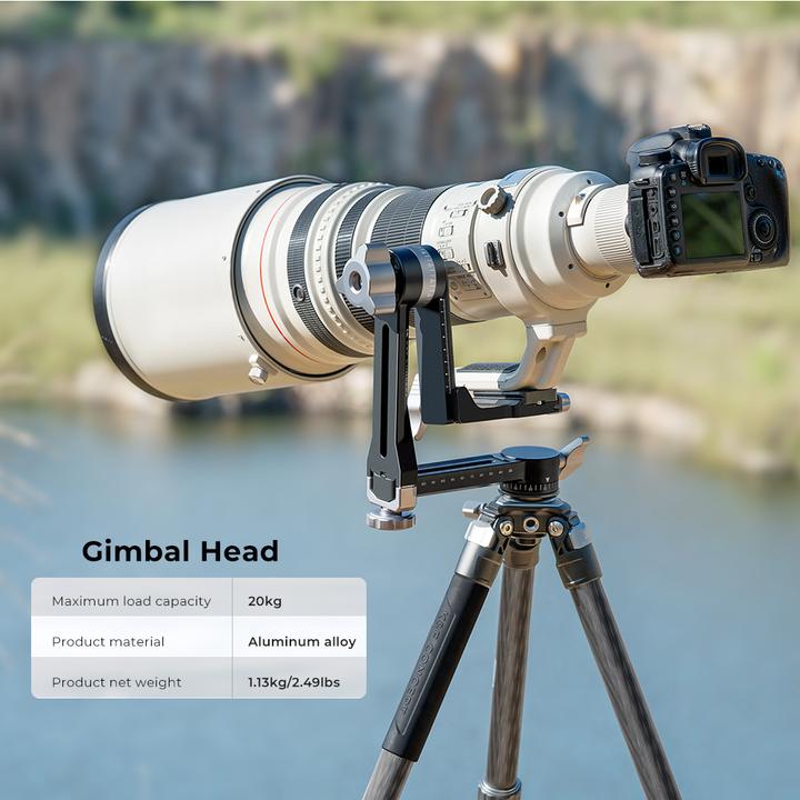Actual product image K&F Concept Heavy duty gimbal head #KF-31.052 (novelty) (Panorama head)