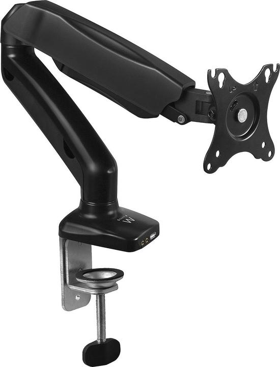Produktbild Ewent Monitor desk mount up to 68,60cm (27") es, gas spring, black SINGLE DESK MOUNT GASSPRING 27 (Tisch, 32", 9 kg)