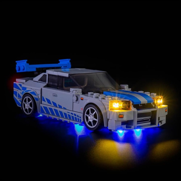 Light my bricks LED Licht Set für LEGO 76917 Speed Champions Nissan Skyline GT-R (R34)