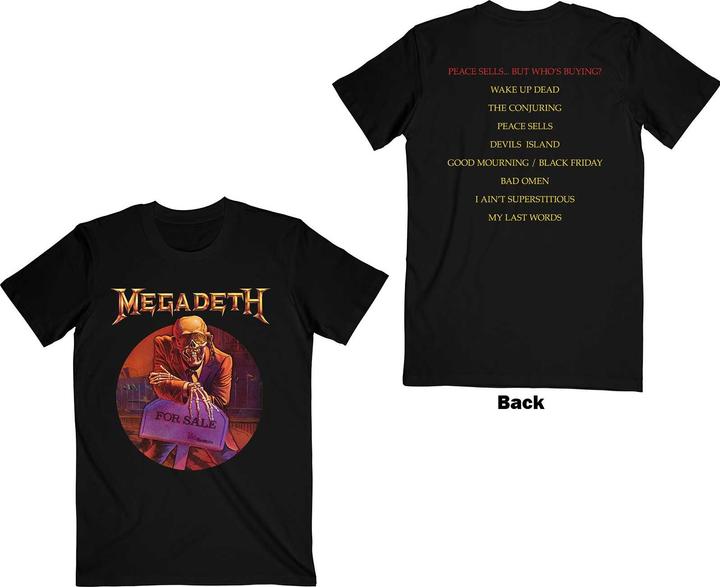 Immagine prodotto Megadeth Peace Sells… Track list (XXL)