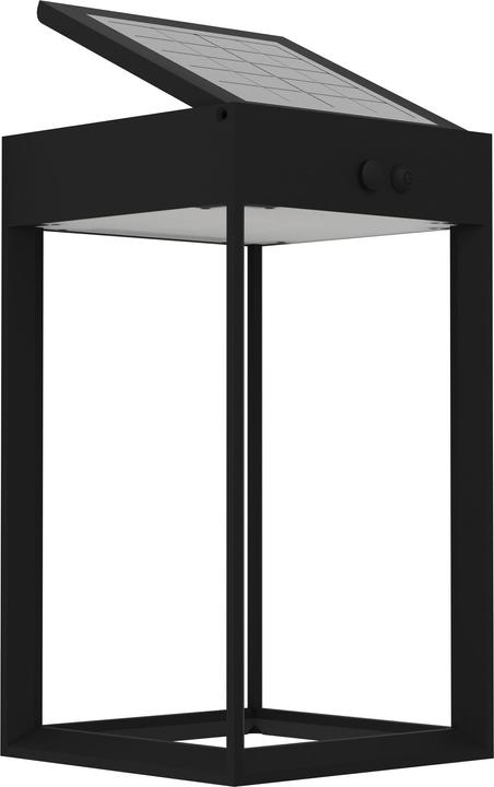 Produktbild EGLO Leuchten Wandleuchte SUZZARA Solar, 6W, Sensor, Schwarz, Dimmbar (800 lm, IP44)