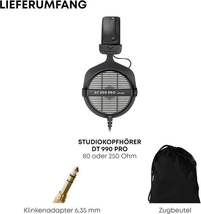 Produktbild Beyerdynamic Over-Ear-Studiokopfhörer für Mixing & Mastering (Kabelgebunden)
