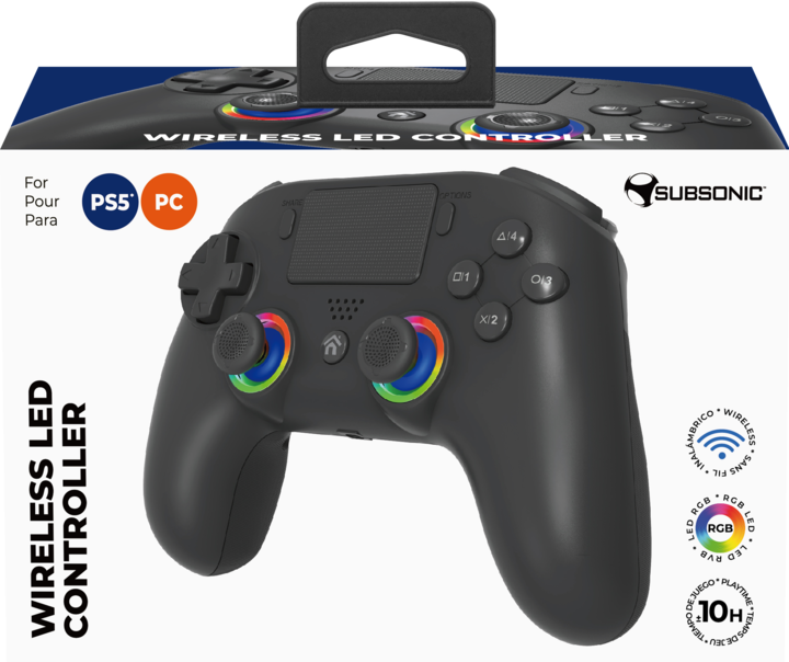 Actual product image Subsonic Wireless Controller Ps5 PS5/PS5 SLIM (PS4)