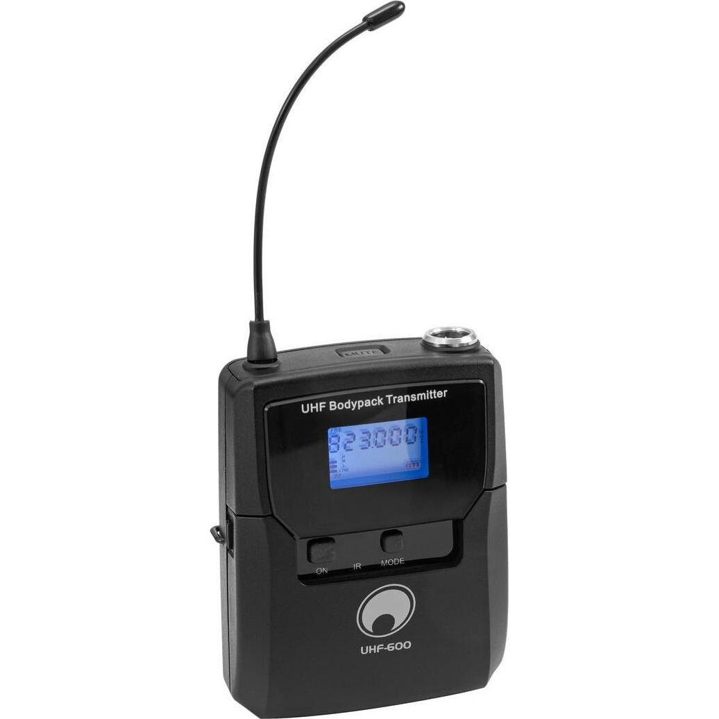 Omnitronic UHF-600 Taschensender 823-832/863-865 Mhz, Accessori Per Microfoni