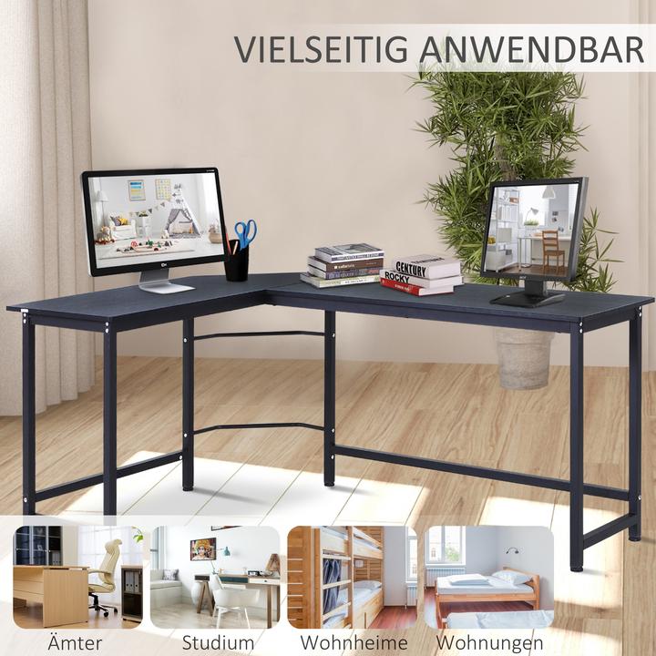 Image du produit Vinsetto Bureau d'angle (168 x 120 x 75 cm)