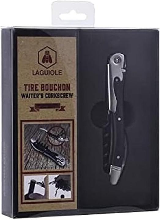 Laguiole Black Wood Corkscrew (Tire-bouchon)