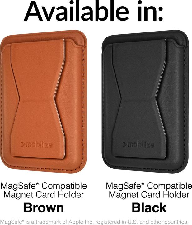 Actual product image Mobilize MagSafe-compatible magnetic card holder