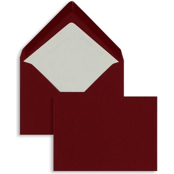 Blanke, Briefumschlag, Briefumschläge 157x225mm (DIN C5) 100g/qm gummiert VE=100 Stück rosso (100 x)