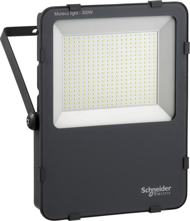 Produktbild Schneider Electric Mureva led projektørbelysning300w, 6500 kelvin, ip65 sort- I pose für DIY (36000 lm, IP65)