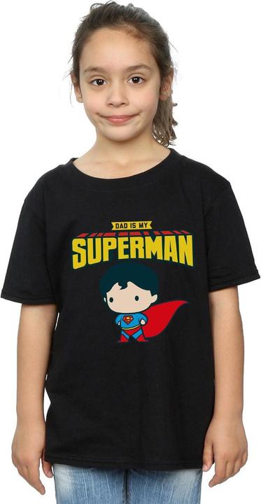 Immagine prodotto Superman My Dad Is My Hero Maglietta Ragazze (116)