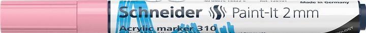 Valeurs nutritives et ingrédients Schneider Marqueur acrylique Paint-It 310 2mm rose pastel (1x)