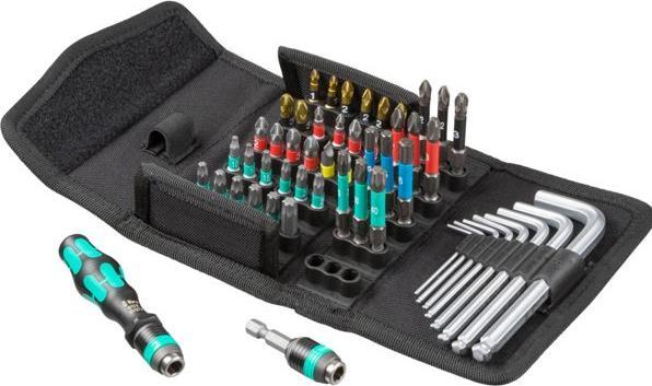 Actual product image Wera Kraftform Kompakt 100 (Hexagon socket TX M10, Hexagon socket TX M15, Hexagon socket TX M20, Hexagon socket TX M30, Cross Phillips PH M1, Cross Phillips PH M2, Hexagon socket TX M25, Hexagon socket TX M40, Cross Pozidriv PZ M1, Cross Pozidriv PZ M2, Cross Phillips PH M3, Cross Pozidriv PZ M3)