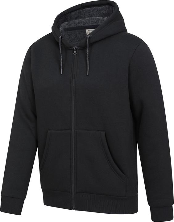 Immagine prodotto Mountain Warehouse Dalton Felpa con Cappuccio e Zip Intera Foderato di Borg Uomo (4XL)
