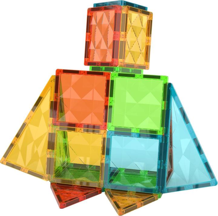 Actual product image Geomag Magnetic Tiles Gems