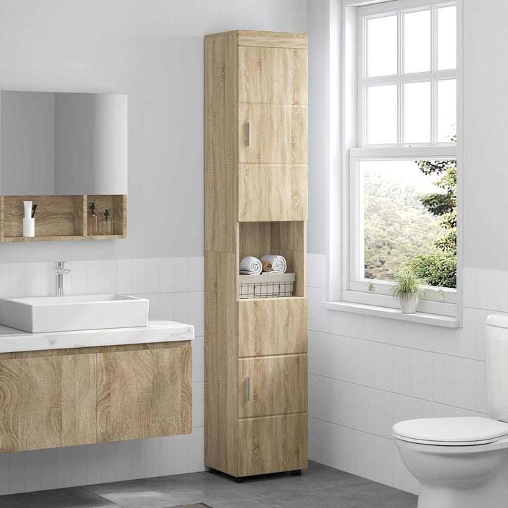 Actual product image VidaXL Bathroom cabinet (31.5 x 37 x 203 cm)