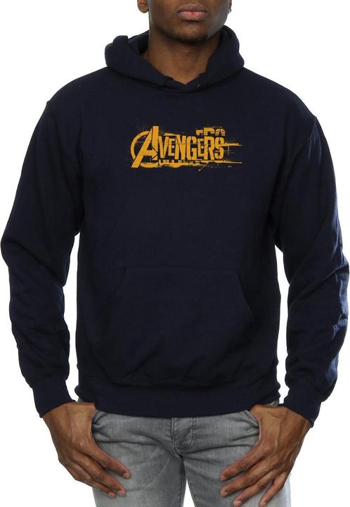 Produktbild Avengers Infinity War Orange Logo Hoodie (XXL)