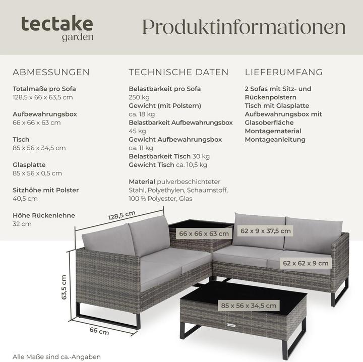 Actual product image tectake Ostuni