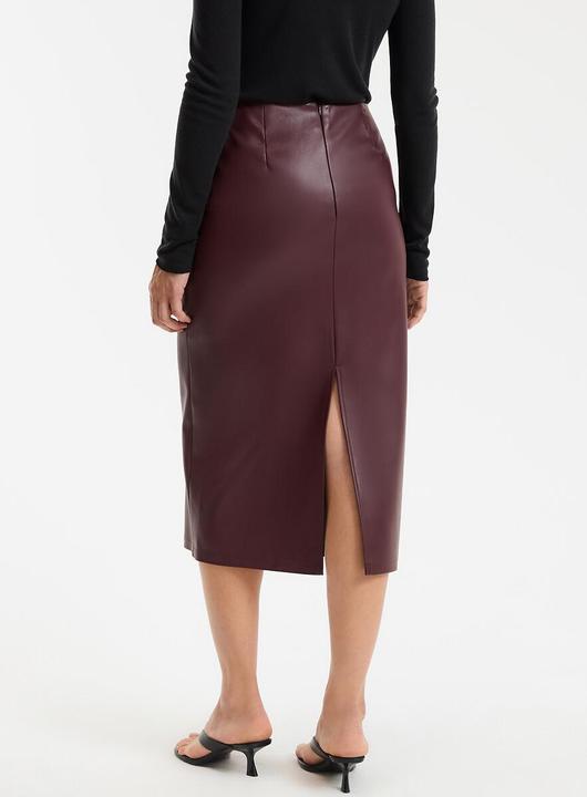 Produktbild La Redoute Collections Bleistiftrock aus Kunstleder (40)