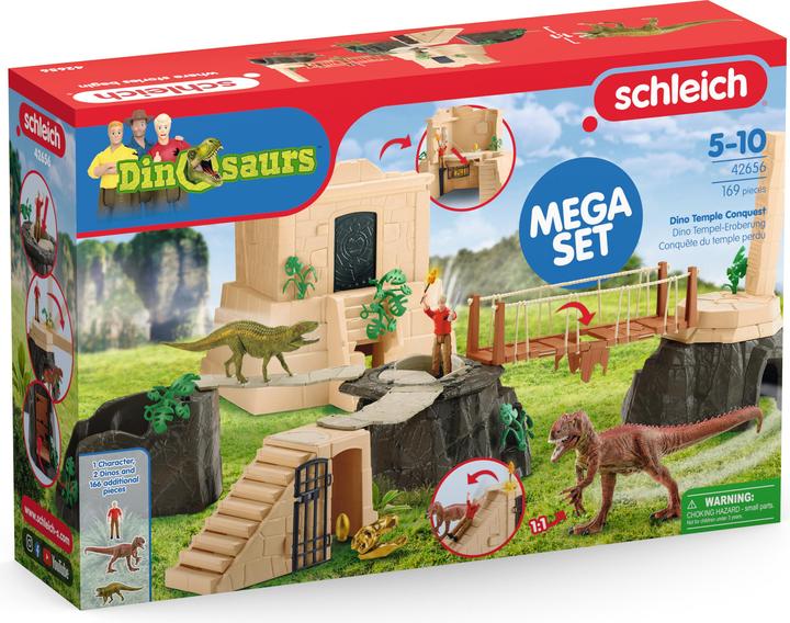 Actual product image Schleich Dino Temple Conquest Mega Set